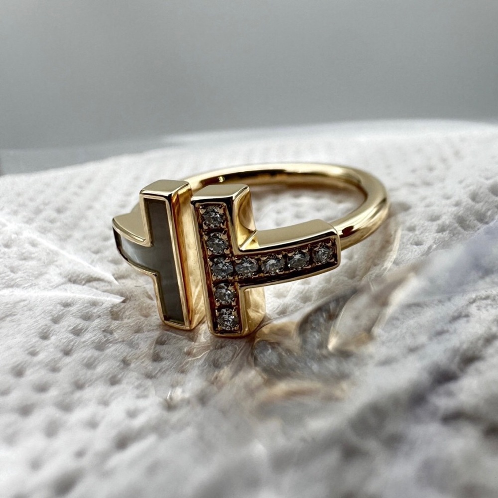 Tiffany & Co. Gold and Silver Women's Ring